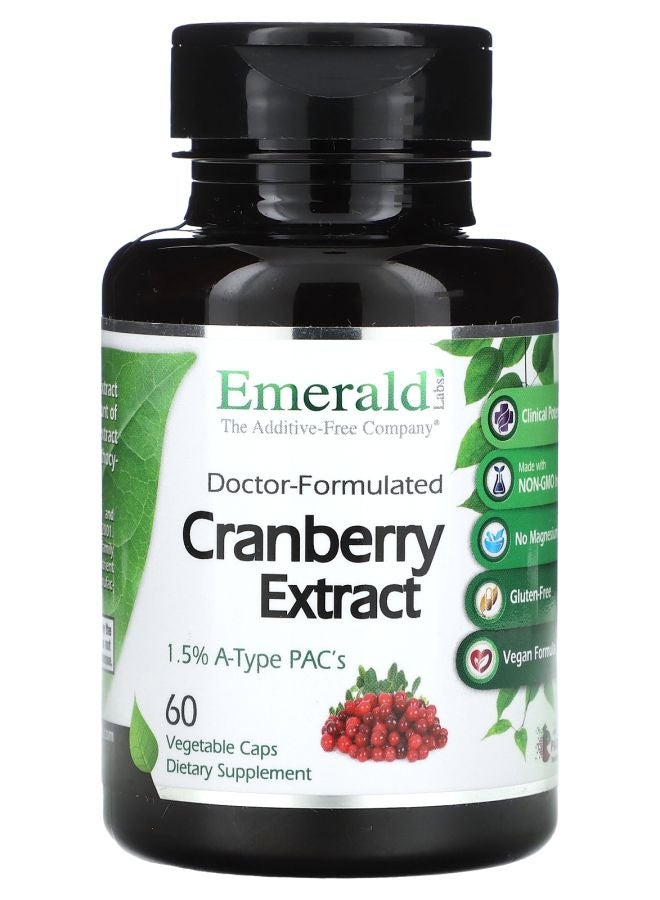Emerald Laboratories Cranberry Extract 60 Vegetable Caps