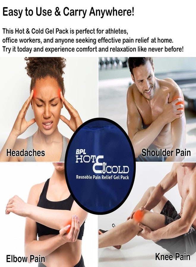 BPL Medical Technologies Reusable Hot and Cold Ice Pack for Pain Relief | Soft and Flexible Gel for Injuries and Pain Relief | Cold Ice Gel Pack for Shoulders, Knee, Back, Neck - Image 4
