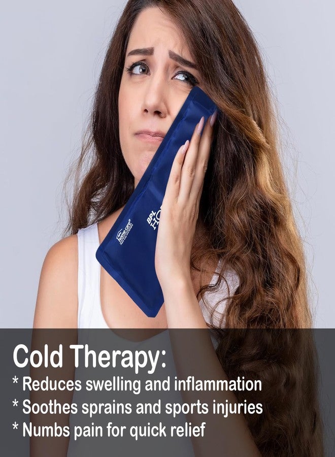 BPL Medical Technologies Reusable Hot and Cold Ice Pack for Pain Relief | Soft and Flexible Gel for Injuries and Pain Relief | Cold Ice Gel Pack for Shoulders, Knee, Back, Neck - Image 3