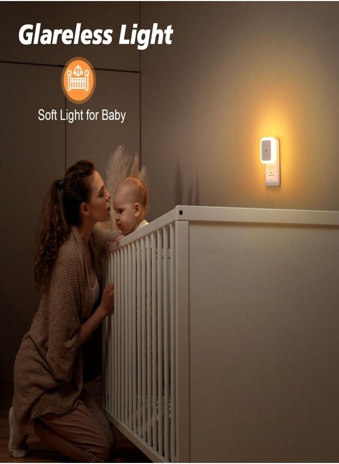داريو مصباح ليلي LED موصل بالحائط مع مستشعر تلقائي – تصميم مدمج وموفر للطاقة لغرف الأطفال والحمام والممرات والسلالم  - Image 5