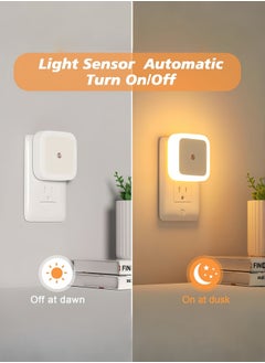 DAREU Plug-in LED Night Light with Dusk-to-Dawn Sensor – Compact and Energy-Efficient Night Lamp for Kids’ Bedroom, Bathroom, Hallway, and Stairs  - Image 2
