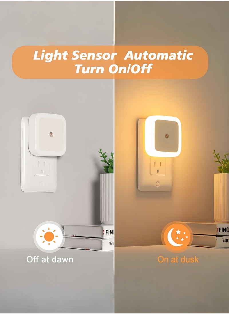 داريو مصباح ليلي LED موصل بالحائط مع مستشعر تلقائي – تصميم مدمج وموفر للطاقة لغرف الأطفال والحمام والممرات والسلالم  - Image 2