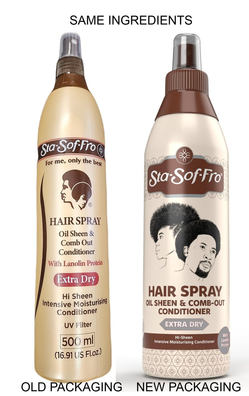 Sta-Sof-Fro Hair & Scalp Spray Comb Out Conditioner with Lanolin, Extra Dry (3 Pack 250mL) - Image 2