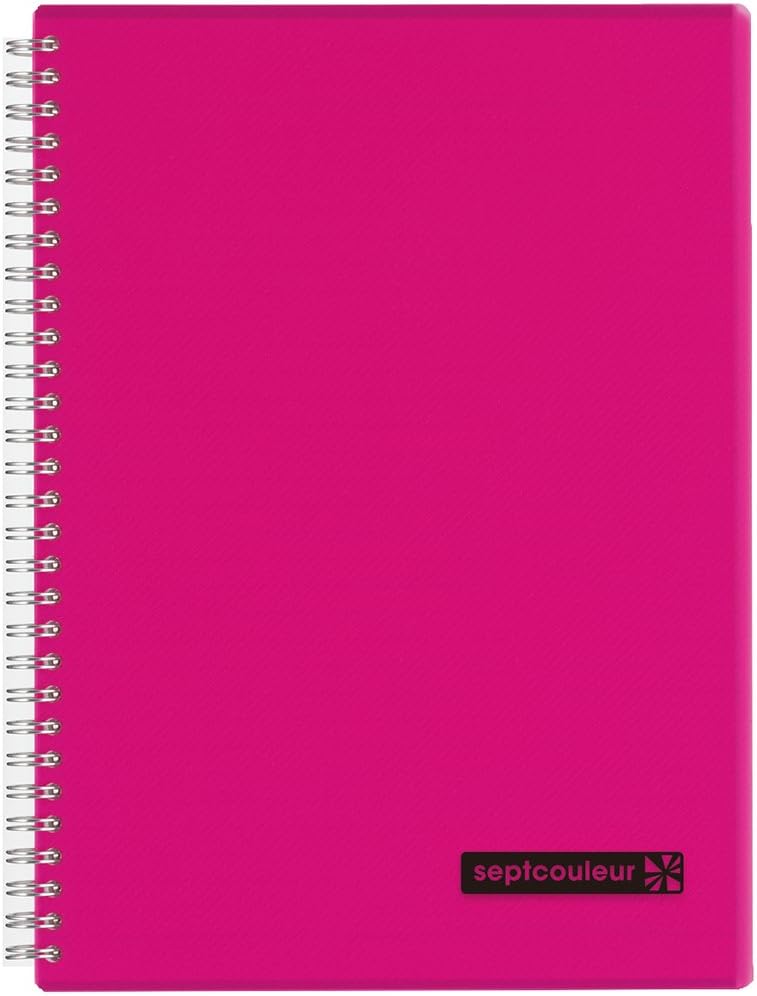 Maruman SeptColNotebk B5 80sht Pink - Image 1
