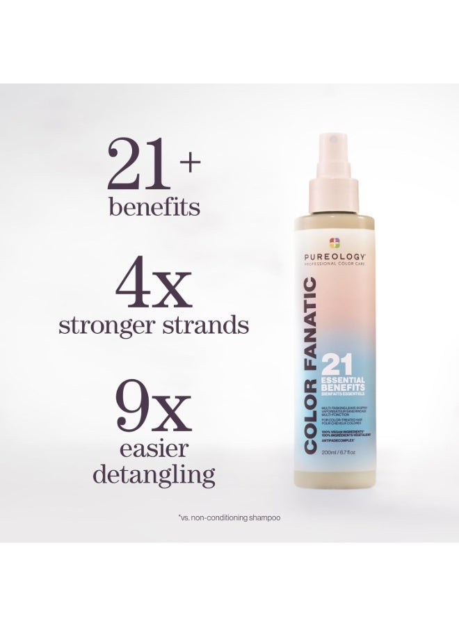 PUREOLOGY Color Fanatic Leave-in Conditioner Hair Treatment Detangler Spray | Protects Hair Color From Fading | 1 Fl Oz - Image 3