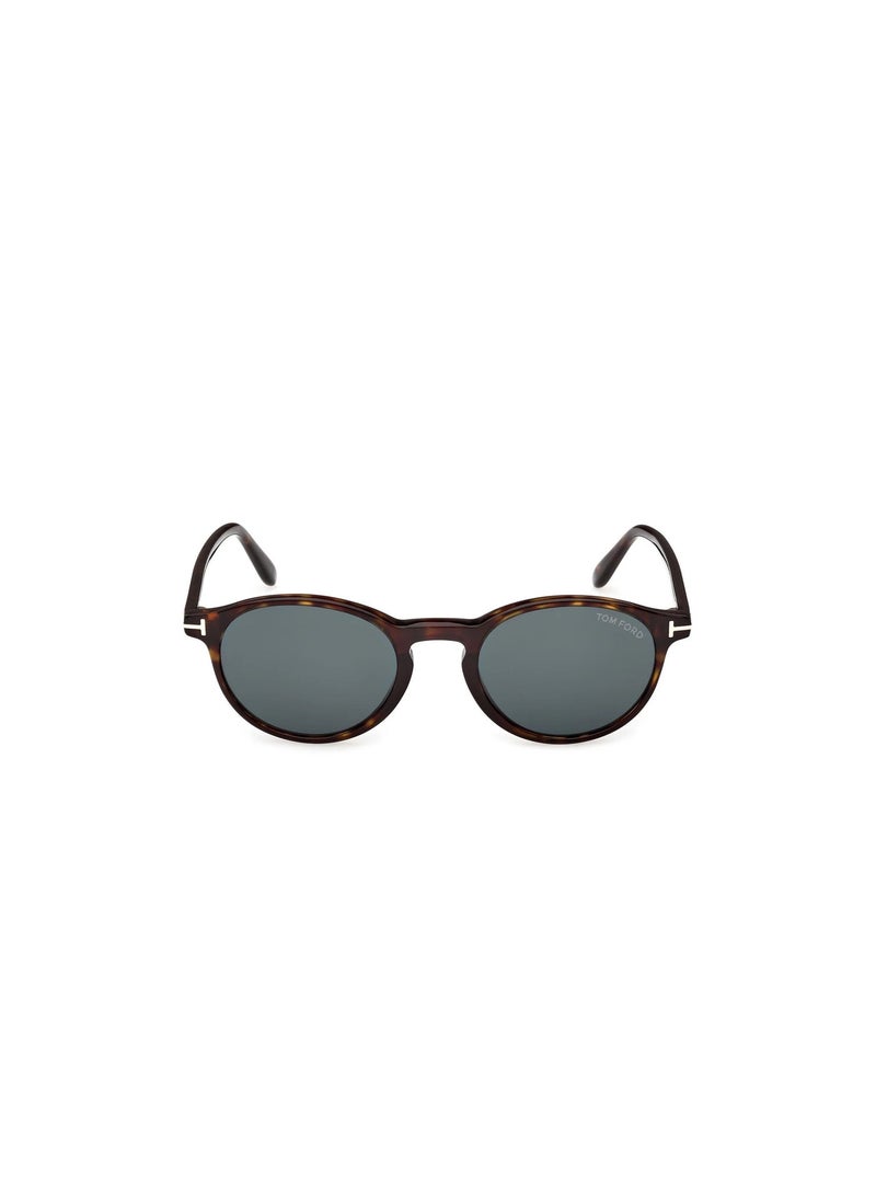 توم فورد نظارات شمسية دائرية كاملة الإطار للرجال من توم فورد بريسكوت FT1331 52V - Image 4