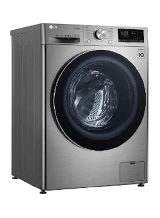 LG 10.5 Kg Front Load Washing Machine 1400 RPM Steam+, With AI DD Technology 10.5 kg F4V5RYP2T Silver - Image 3