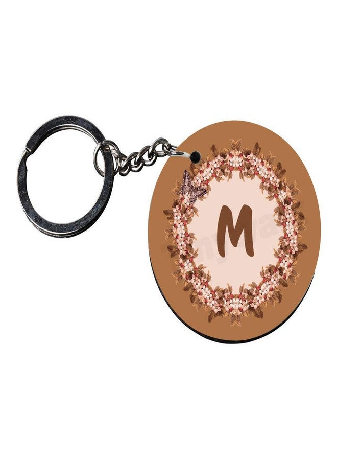 Tinywalk Set of 2 | Circle Shape Printed Wooden Keychains M | Circle Shape keyrings | Circle Shape Keychains| Printed keyrings - Image 3
