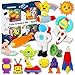 Halobios Erasers Set for Kids Space Astronaut Pencil Eraser Bulk for Kids Take Apart Puzzle Erasers for Classroom Prizes Game Reward Egg Fillers Back to School Gift for Boys and Girls Desk Pets - Image 2