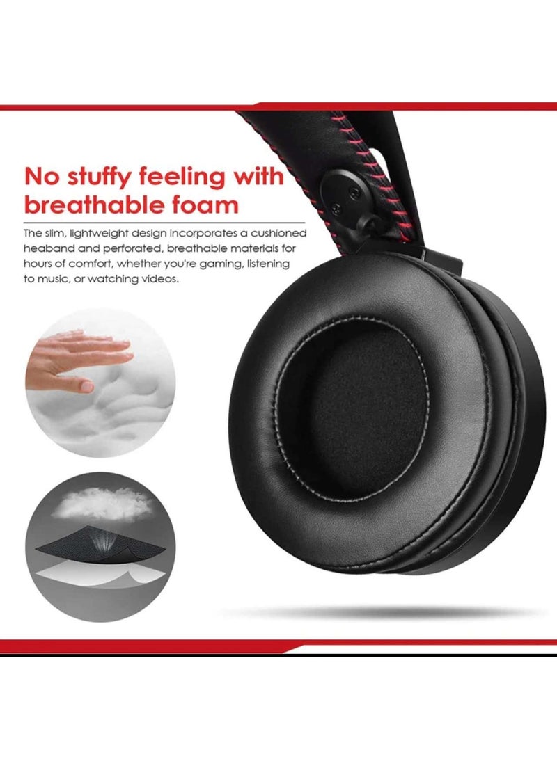 كومبات وينج سماعة رأس كومبات وينج M180 برو للكمبيوتر الشخصي متوافقة مع بلاي ستيشن 4 وسماعات رأس للألعاب مقاس 3.5 مم - Image 4