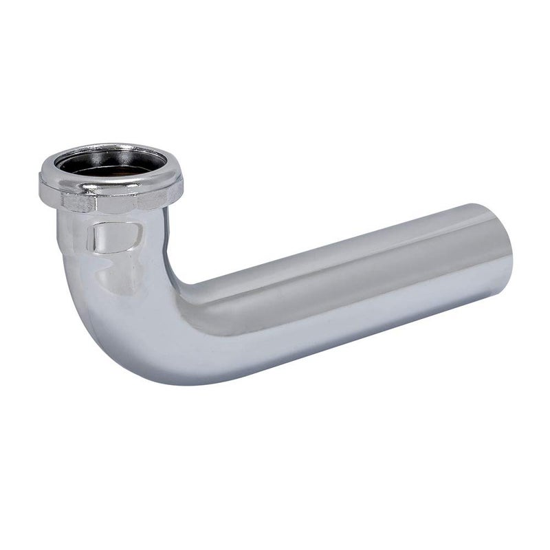 EZFLO Heavy Duty Brass Waste Arm with Slip Joint Connection 7 Inch Length 22 Gauge Chrome 35010