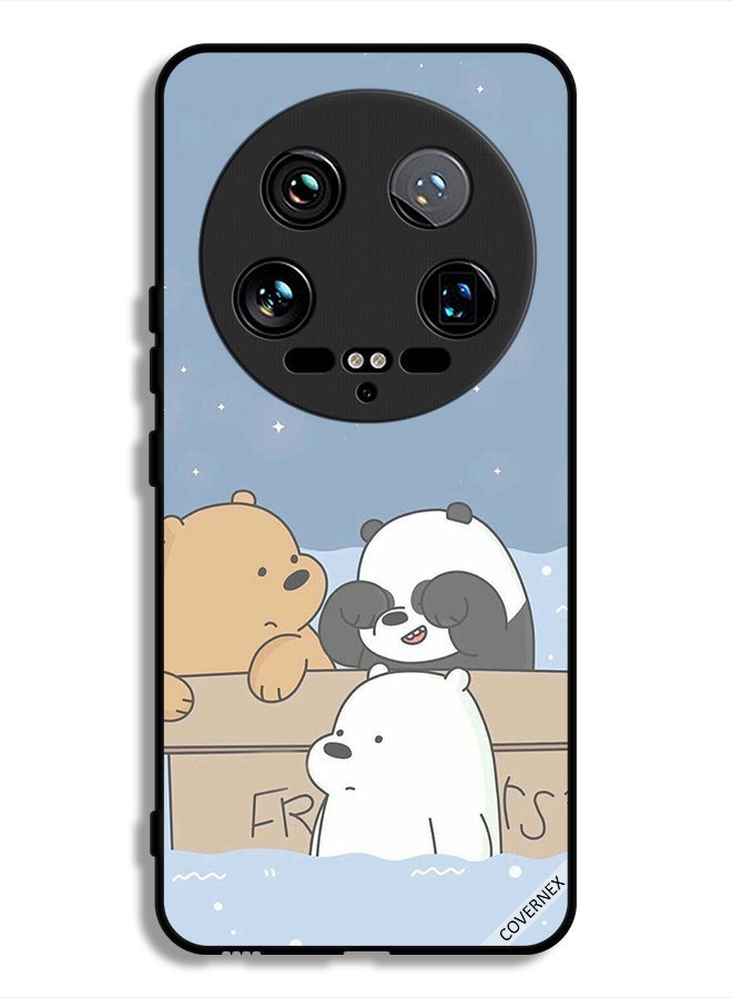 Covernex Xiaomi 14 Ultra Protective Case Cover Bear Friends - Image 1