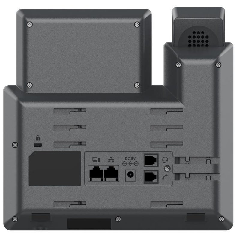 Grandstream هاتف Grandstream GRP2604P IP | 3 خطوط، 6 حسابات SIP | شاشة LCD بحجم 2.7 بوصة | منفذ Ethernet مزدوج بسرعة Gigabit مع PoE مدمج | محول الطاقة غير مدرج - Image 4