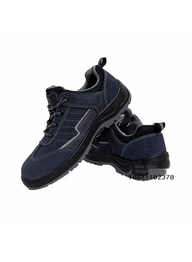Men's Steel-Toe Safety Shoes - Puncture-Resistant, Oil-Resistant, Slip-Resistant Work Boots for Construction Sites - Image 3