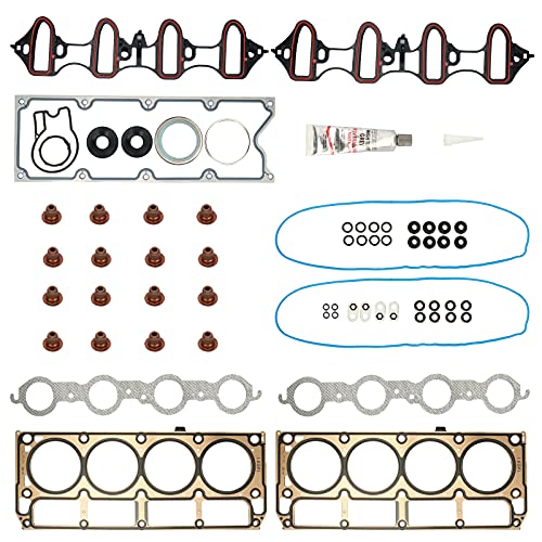BRTEC Head Gasket Set for Chevy GMC Cadillac Buick Isuzu Hummer Silverado Sierra 1500 Tahoe Yukon 2002-2011; Trailblazer Envoy SSR Express Savana 1500 2500 3500 Suburban H3 Ascender 9-7X - OHV 4.8L 5.3L - Image 2