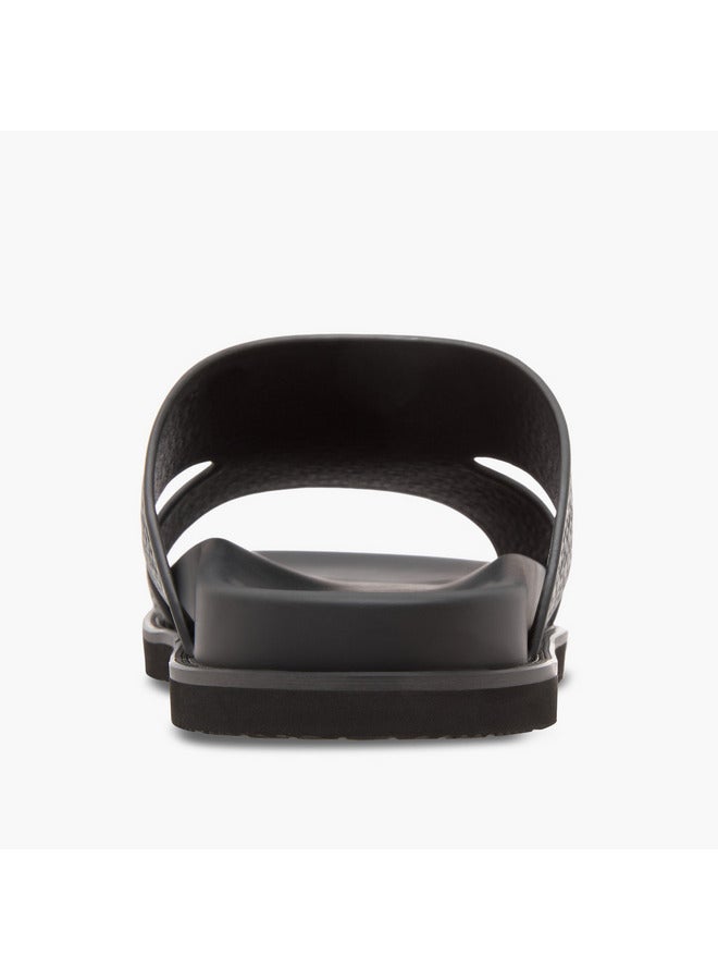 دوتشيني صندل رجالي مريح سهل الارتداء بشعار محفور - Image 4