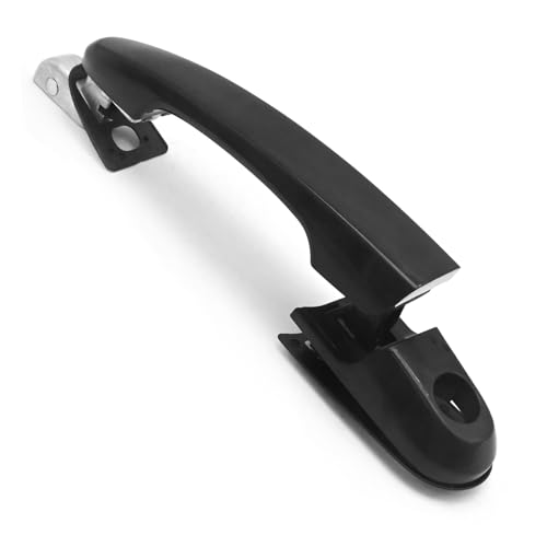DUZFOREI 826502E020 Black Outside Front Driver Side Exterior Door Handle with Key Lock Hole Replacement for Hyundai Tucson 20052009 Replace 826502E020CA - Image 1