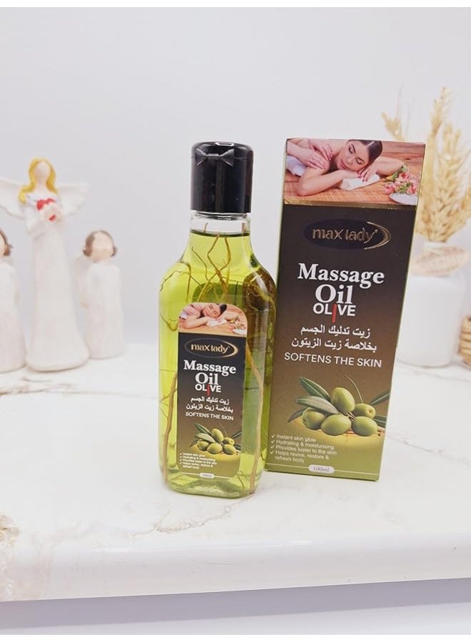 Max Lady Olive Oil for Body Massage - 100ml - Image 3