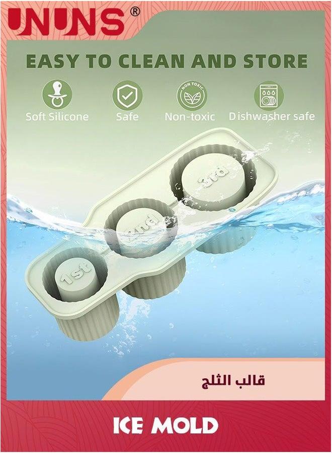 UNUNS Ice Mold Compatible With Stanley Cup,Silicone Cube Tray Lid For 20-40 Oz Accessories,Reusable Maker Chilling Drinks,Easy To Release,Gifts Family - Image 3