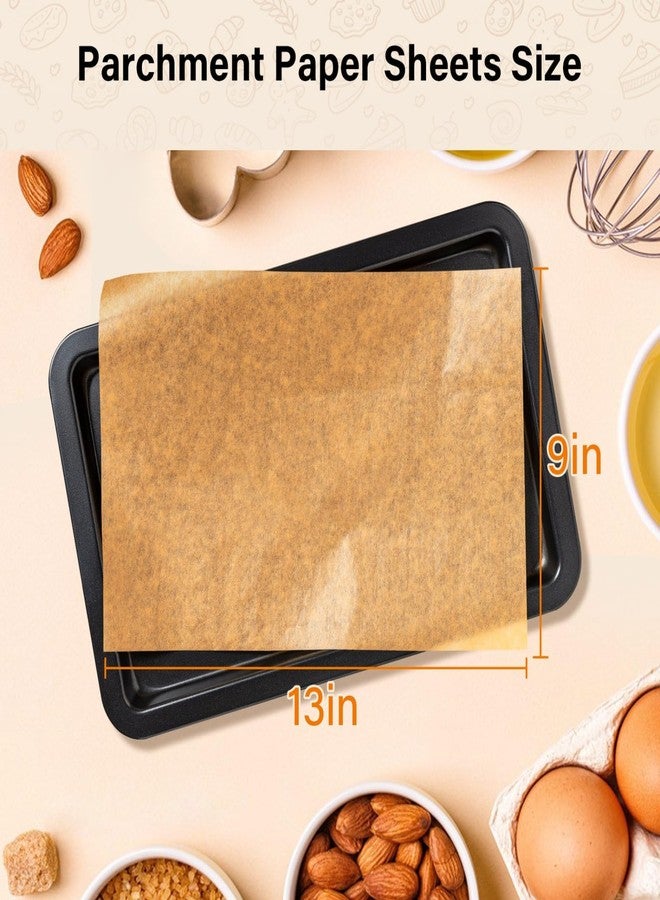 ReLuien Parchment Paper Sheets, 9x13 In Unbleached Non-Stick Parchment Paper for Baking, Grilling, Air Fryer, Steaming, and More,100PCS Baking Paper Perfect for Bread, Cakes, Cookies - Image 2