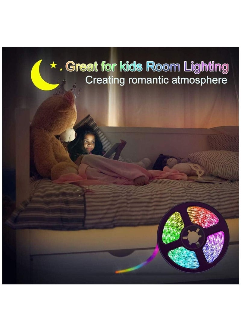 LED Strip Lights Battery Operated Color Changing Flexible LED Strip With Remote Control