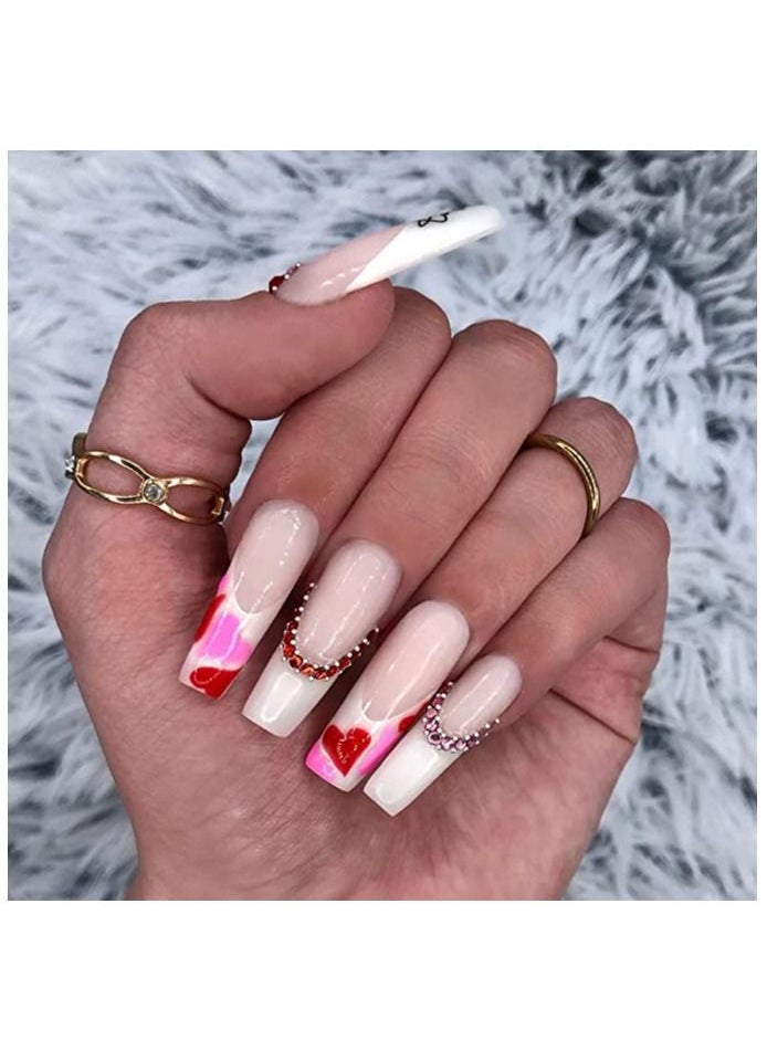 Rosalind Poly Nile Gel Soft Pink&White Extension Gel, ROSALIND 2 PCS 30ml White Poly Nail Gel kit Soft Pink Nail Builder for Nail Art Decoration, Nail Thickening Poly Nail Gel Tube Easy to DIY Use Need UV Lamp  - Image 2