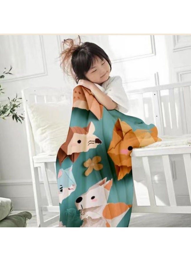 general Children's or student cartoon flannel thin blanket (warm and comfortable, suitable for sleep, games) 100cm*150cm - Image 3