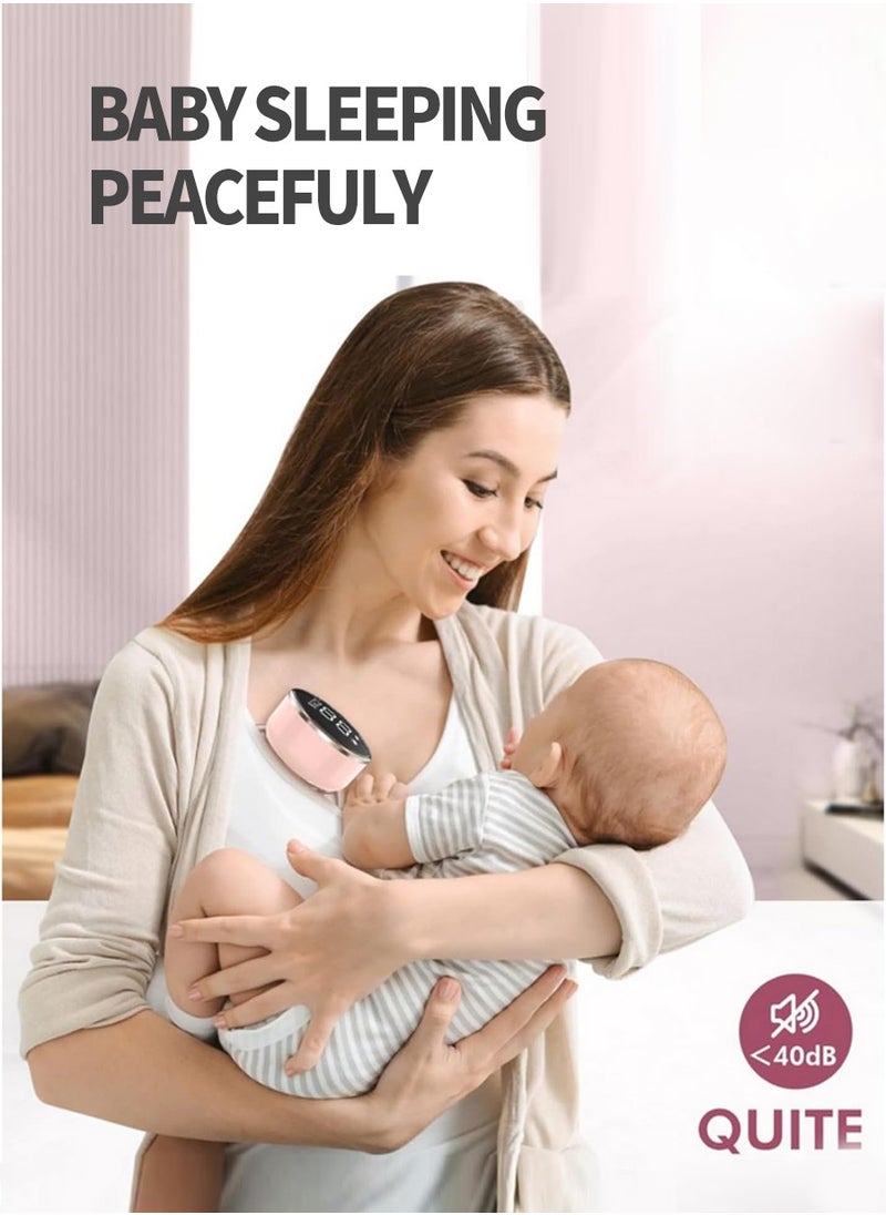 Beirui - Wearable Electric Breast Pump, Portable Anti-Reflux Breast Pump, 3 Modes and 9 Levels Touch Screen LED Display, USB Rechargeable, Ultra Quiet and Painless, Memory Function, Massageable - Image 1