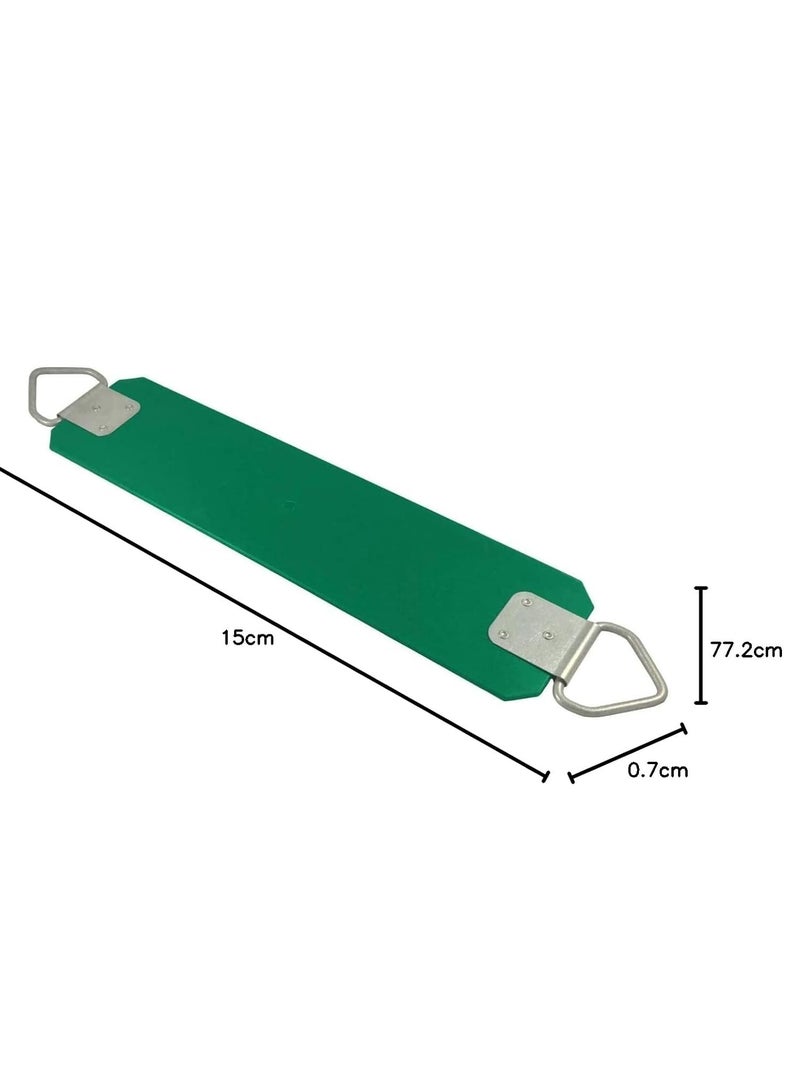Swing Seat for Kids with Metal Triangle Ring 2 Chain and Snap Hooks  - Image 2