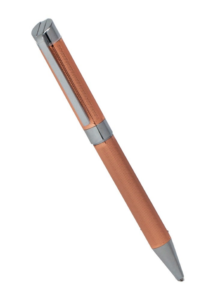 RS brass and silver engraved pen - Image 1