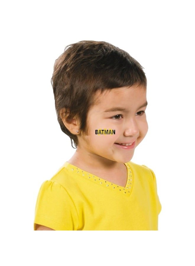 Unique تاتو باتمان متعدد الألوان (عبوة من 24) - تاتو بتصاميم متنوعة هدايا حفلات للأطفال - Image 4