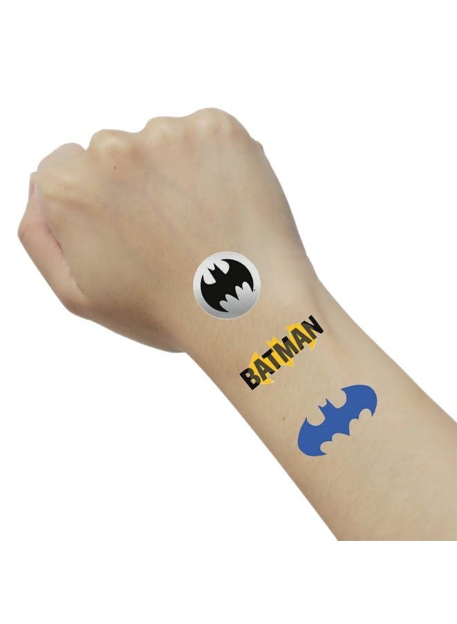 Unique تاتو باتمان متعدد الألوان (عبوة من 24) - تاتو بتصاميم متنوعة هدايا حفلات للأطفال - Image 5