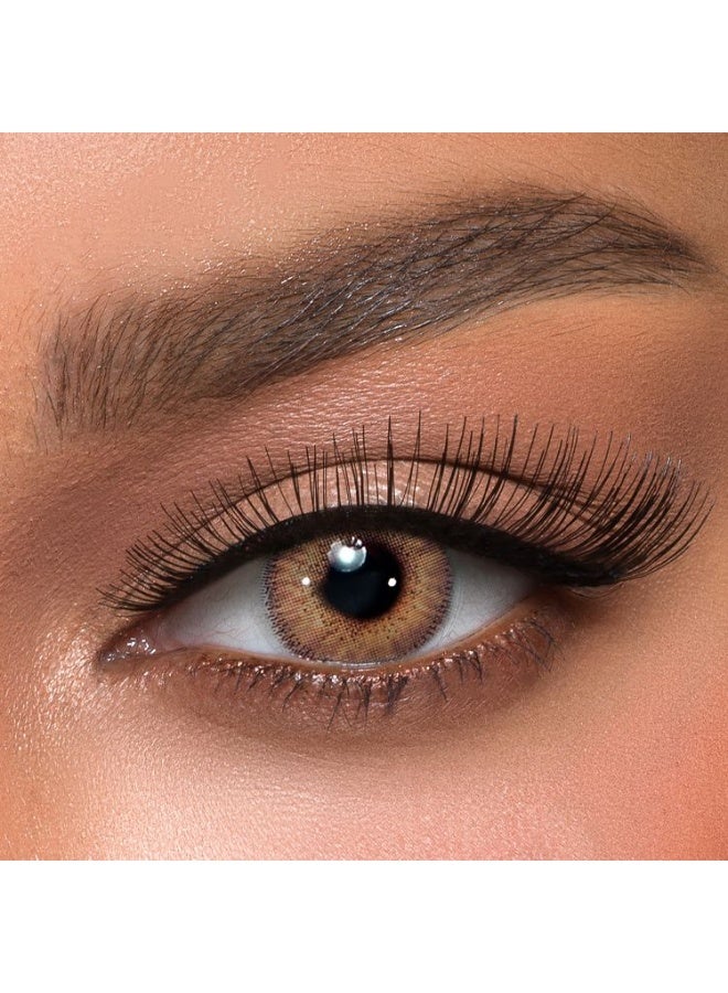 Anesthesia Once Honey Daily Colored Contact Lenses - Image 1