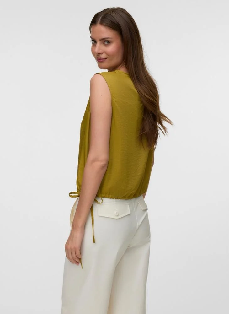 Vero Moda Vmmira Woven Crop Top