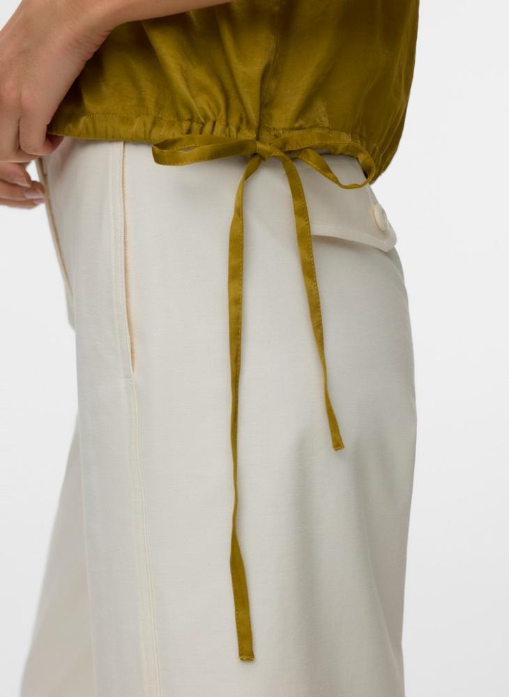 VERO MODA Vmmira Woven Crop Top - Image 3