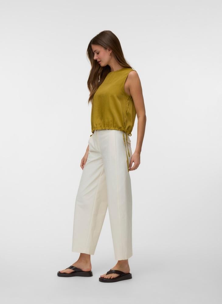 VERO MODA Vmmira Woven Crop Top - Image 4