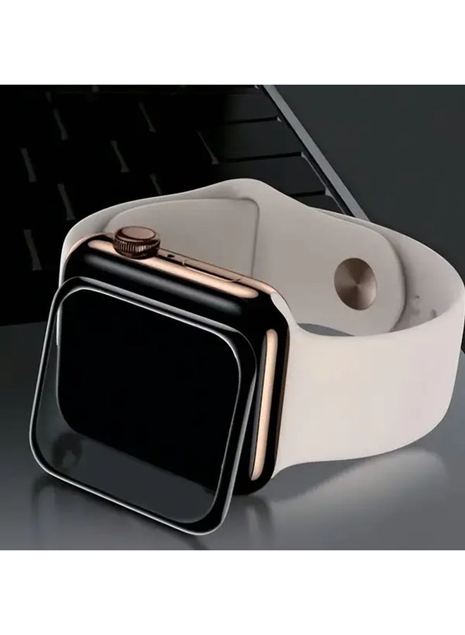 40mm 4 Pack 9D Full Coverage Soft Glass Screen Protector Film for Smartwatch - Image 2