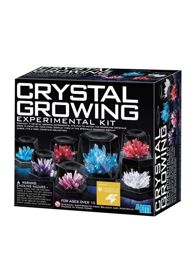 4m Crystal Growing Science Experimental Kit 7 Crystal Science Experiments With Display Cases Easy Diy Stem Toy Lab Experiment Specimens Educational Gift For Kids Teens Boys & Girls  - Image 2