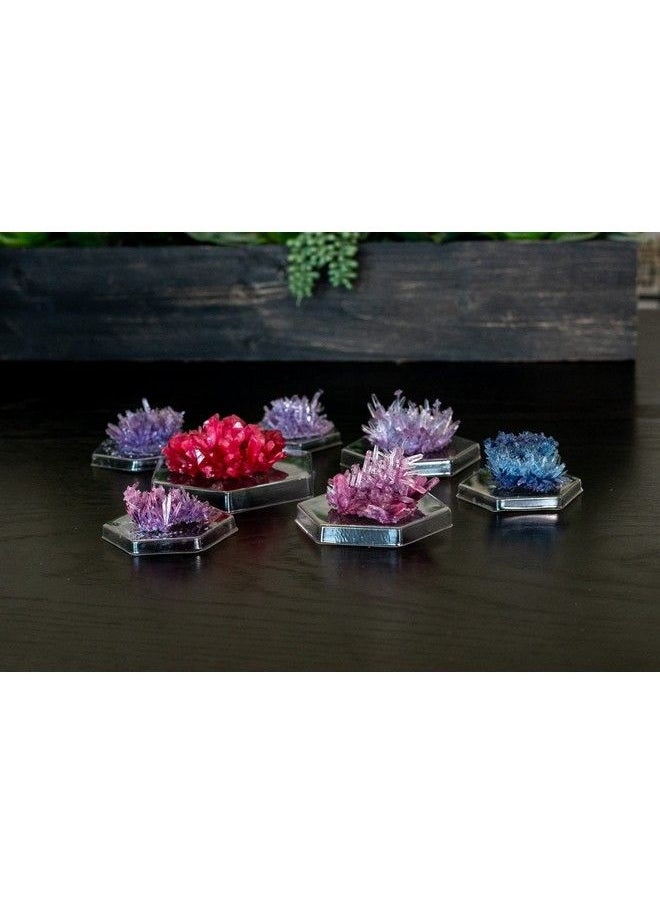 4m Crystal Growing Science Experimental Kit 7 Crystal Science Experiments With Display Cases Easy Diy Stem Toy Lab Experiment Specimens Educational Gift For Kids Teens Boys & Girls  - Image 3