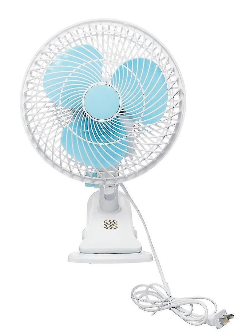 Desk pedestal fans 180° adjustable desktop table electric fan high speed clip on cooling fan ac 240v - Image 1