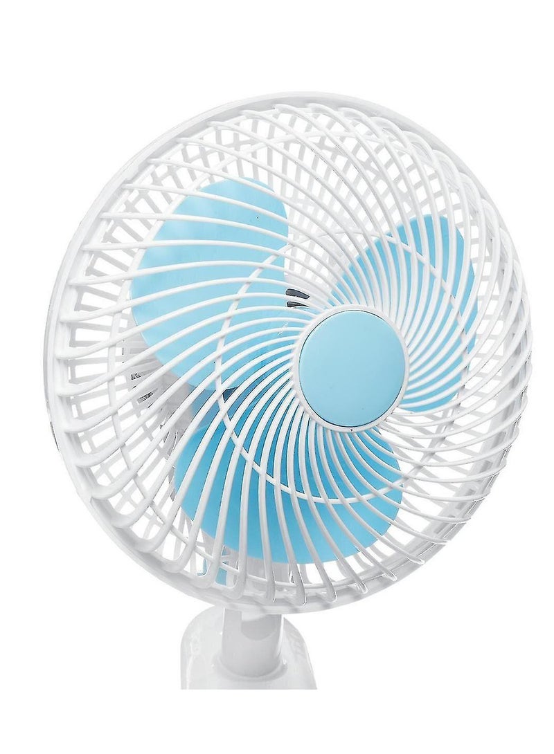 Desk pedestal fans 180° adjustable desktop table electric fan high speed clip on cooling fan ac 240v - Image 2