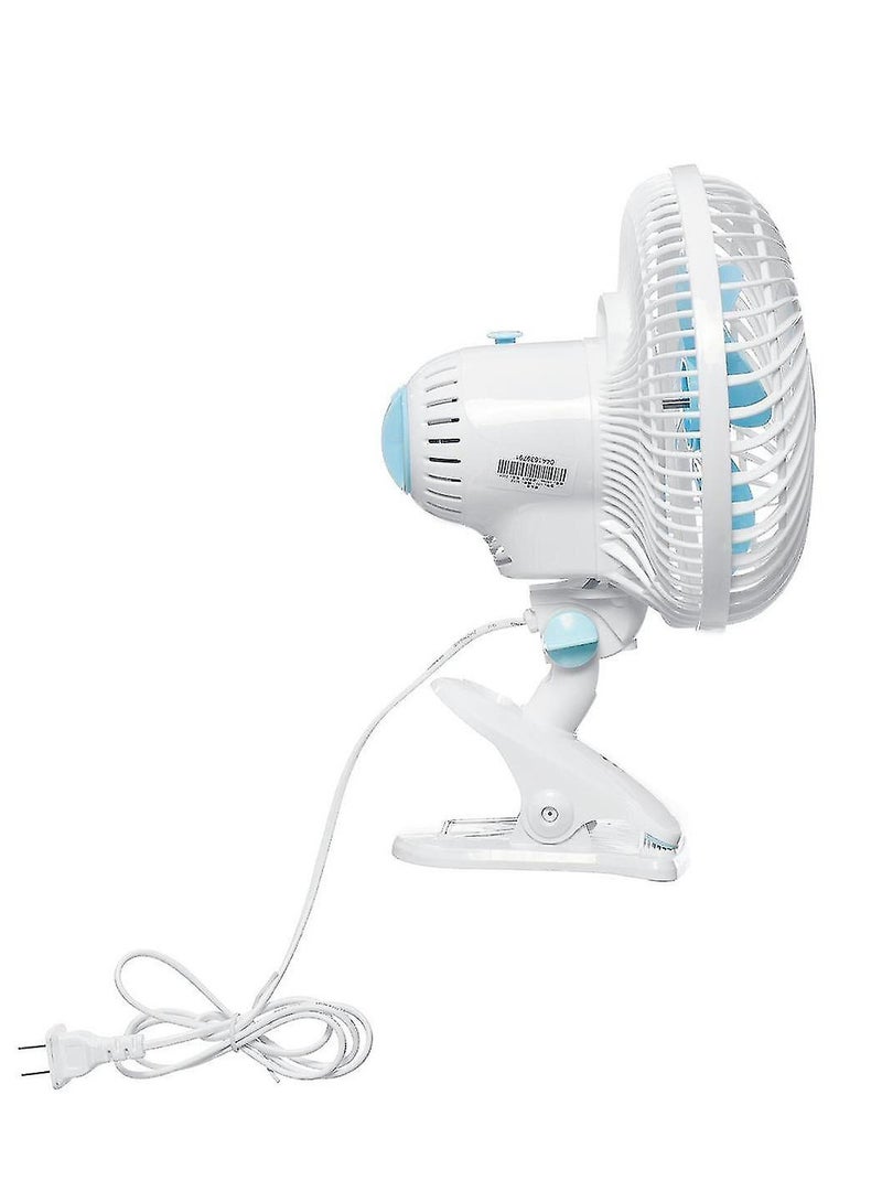 Desk pedestal fans 180° adjustable desktop table electric fan high speed clip on cooling fan ac 240v - Image 3