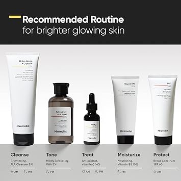 MINIMALIST سيروم فيتامين C 16 الحد الأدنى مع فيتامين E وحمض الفيروليك لتعزيز الإشراق 20 مل عبوة من 1 - Image 4