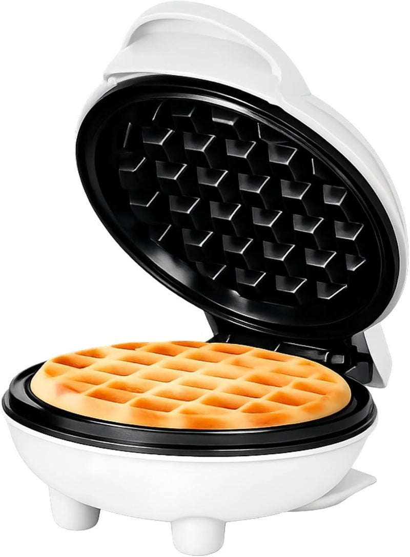 Biki Mini Waffle Maker, 350W, Non-Stick Cooking Surface, 12x12cm Cooking Area, Indicator Light, Non-Slip Bottom, UK 3 Pin Plug - Image 4