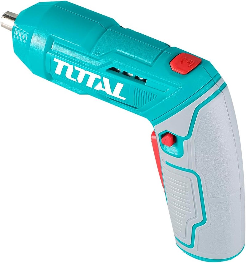 TOTAL 4V Cordless Screwdriver with 19 Bits - Image 2