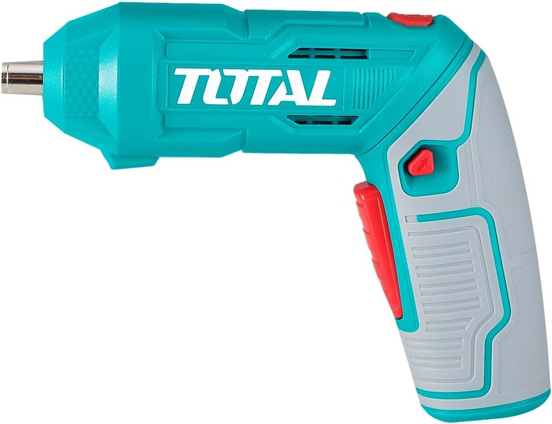 TOTAL 4V Cordless Screwdriver with 19 Bits - Image 1