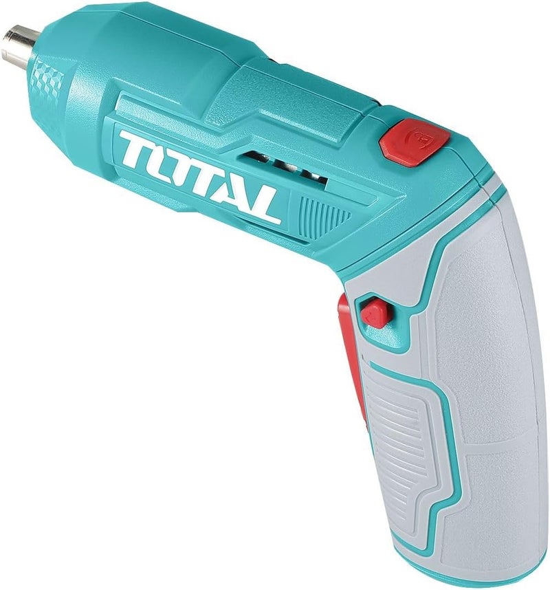 TOTAL 4V Cordless Screwdriver with 19 Bits - Image 5