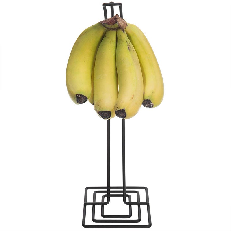 INDIAN DECOR INDIAN DECOR 51002 Tabletop Metal Freestanding Banana Hanger Stand Black  - Image 2