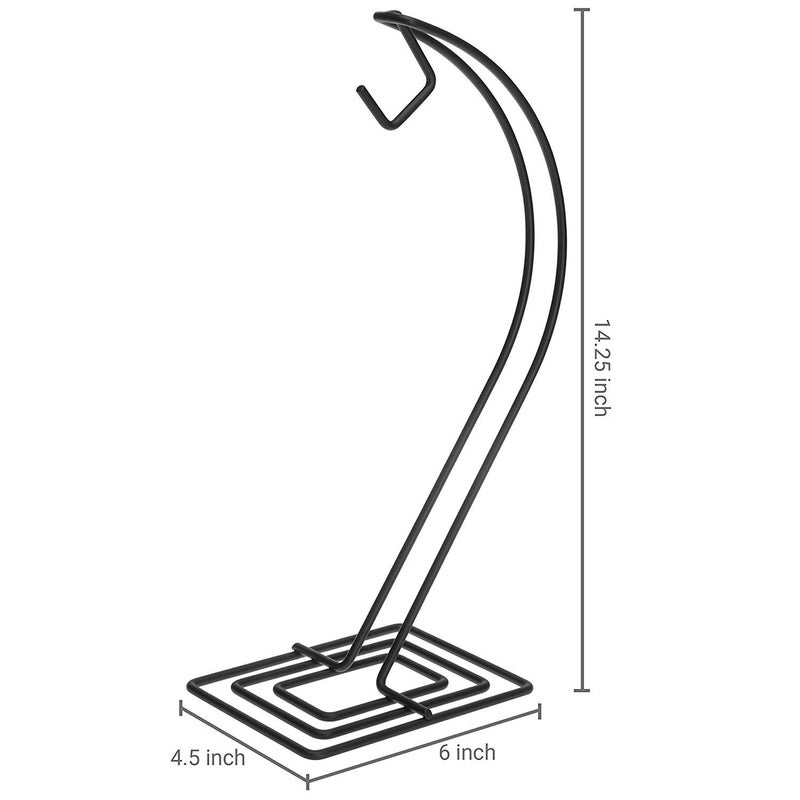 INDIAN DECOR INDIAN DECOR 51002 Tabletop Metal Freestanding Banana Hanger Stand Black  - Image 4