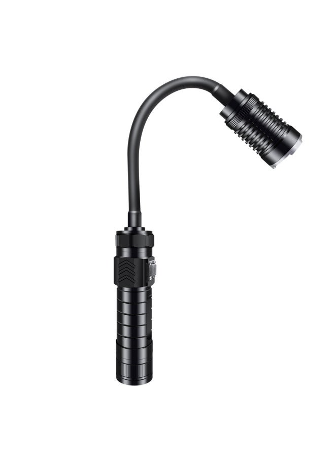 Loquat XHP90 Telescopic Zoom LED Hose Barbecue Light Outdoor Emergency Lighting Car Repair Work Light-Color:Single Lamp + Type-C Data Line 【without Battery】 【20*14*8 Aircraft Boxed】】 - Image 5